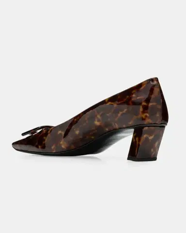 Roger Vivier Belle Vivier 45MM Tortoiseshell-Print Patent Leather Pumps | Thumbnail 2 Roger Vivier Belle Vivier 45MM Tortoiseshell-Print Patent Leather Pumps | Thumbnail 2