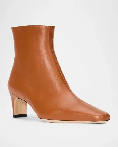 Staud Wally Leather Ankle Boots | Thumbnail 2