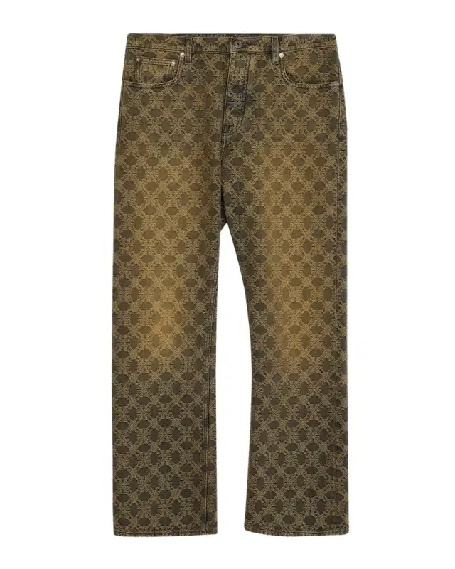 Off-White Arrow Monogram Jacquard Relaxed Jeans