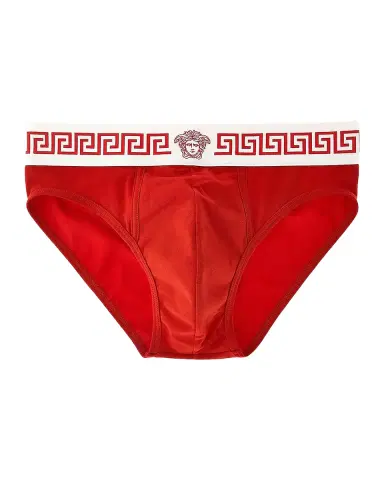Versace Medusa Head Greco-Trim Jersey Brief | Thumbnail 2 Versace Medusa Head Greco-Trim Jersey Brief | Thumbnail 2