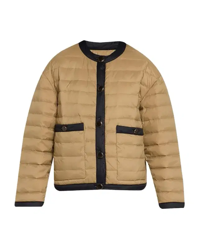 Veronica Beard Pearson Quilted Button-Front Jacket