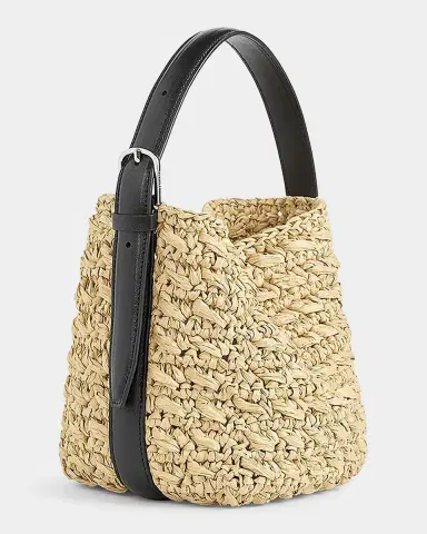 TOTEME Belted Small Paper Tote Bag | Thumbnail 2 TOTEME Belted Small Paper Tote Bag | Thumbnail 2