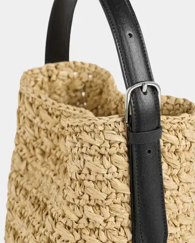 TOTEME Belted Small Paper Tote Bag | Thumbnail 4 TOTEME Belted Small Paper Tote Bag | Thumbnail 4