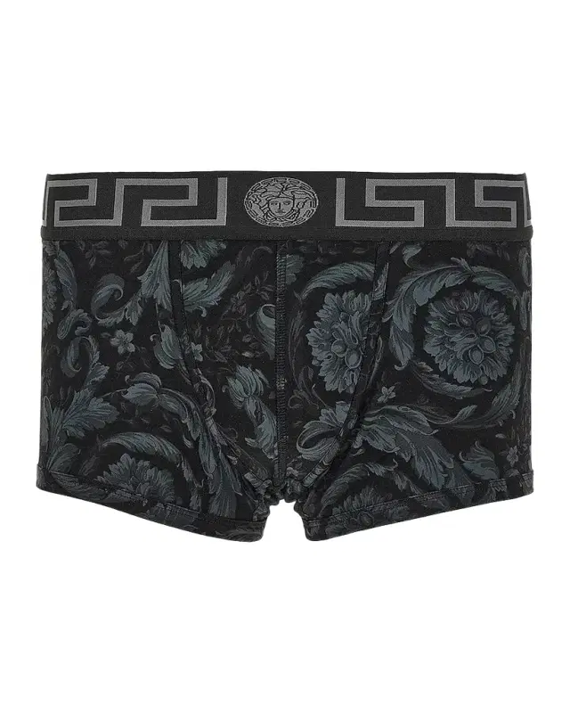 Versace All Over Baroque Print Trunk Brief
