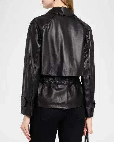 A.L.C. Maeve Lambskin Jacket | Thumbnail 3 A.L.C. Maeve Lambskin Jacket | Thumbnail 3