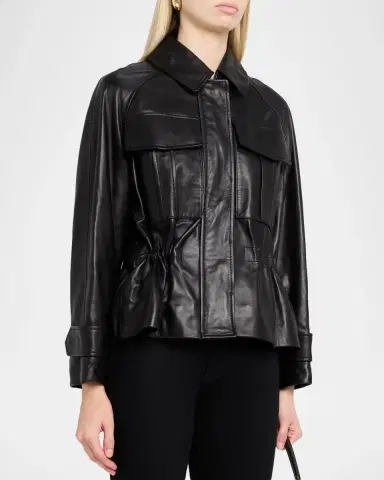 A.L.C. Maeve Lambskin Jacket | Thumbnail 4 A.L.C. Maeve Lambskin Jacket | Thumbnail 4