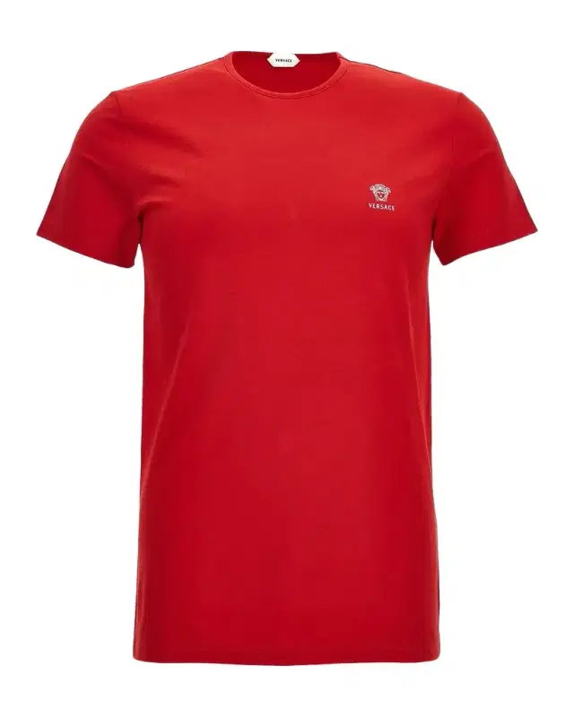 Versace Cotton Jersey Crewneck T-Shirt