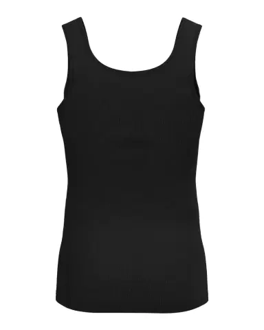 Versace Logo Rib-Knit Cotton Tank | Thumbnail 1 Versace Logo Rib-Knit Cotton Tank | Thumbnail 1