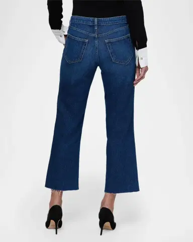 L'Agence Wanda High-Rise Cropped Wide-Leg Jeans | Thumbnail 3