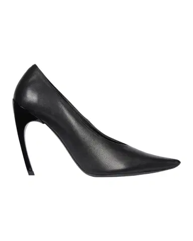 Roger Vivier Choc Decollette 100MM Leather Curved-Heel Pumps | Thumbnail 1 Roger Vivier Choc Decollette 100MM Leather Curved-Heel Pumps | Thumbnail 1