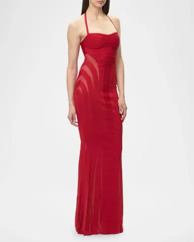 Hervé Léger The Katie Halter Bandage Gown | Thumbnail 6 Hervé Léger The Katie Halter Bandage Gown | Thumbnail 6