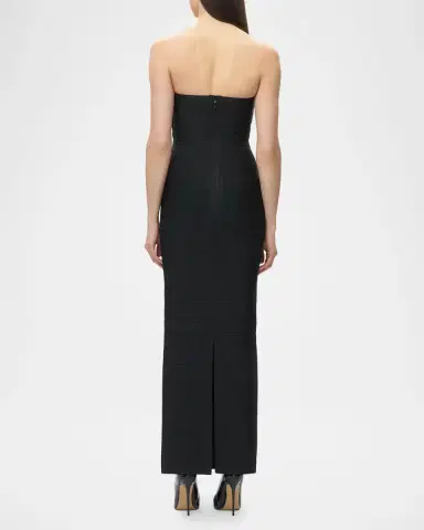 Hervé Léger The Metallic Strapless Bandage Gown | Thumbnail 3 Hervé Léger The Metallic Strapless Bandage Gown | Thumbnail 3