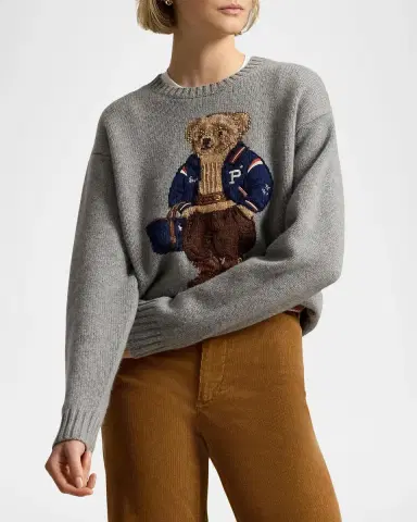 Polo Ralph Lauren Polo Bear Wool-Cashmere Sweater | Thumbnail 4 Polo Ralph Lauren Polo Bear Wool-Cashmere Sweater | Thumbnail 4