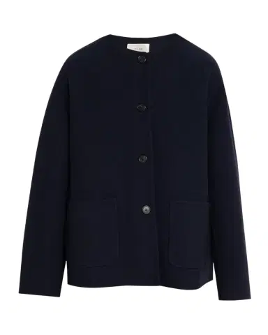 The Row Quintus Wool-Cashmere Single-Breasted Jacket | Thumbnail 1 The Row Quintus Wool-Cashmere Single-Breasted Jacket | Thumbnail 1