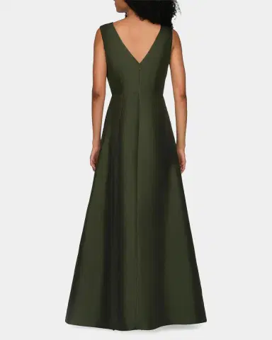 Kay Unger New York Charlene Beaded Taffeta A-Line Gown | Thumbnail 3