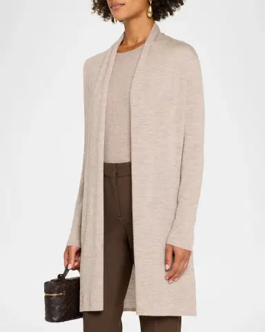Neiman Marcus Superfine Cashmere Duster Cardigan | Thumbnail 4 Neiman Marcus Superfine Cashmere Duster Cardigan | Thumbnail 4