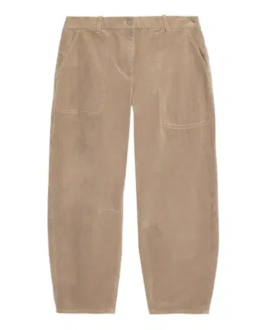 Eileen Fisher Cropped Barrel-Leg Corduroy Pants | Thumbnail 1 Eileen Fisher Cropped Barrel-Leg Corduroy Pants | Thumbnail 1