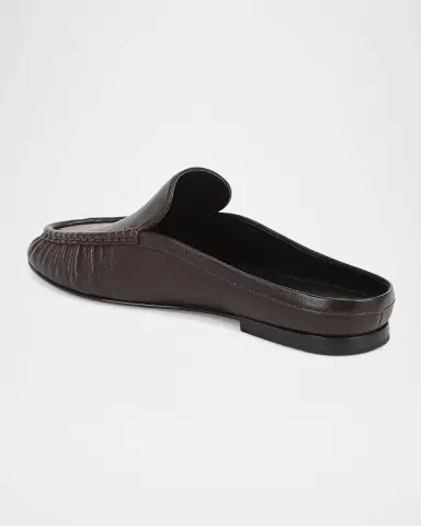 Vince Tevin Leather Loafer Mules | Thumbnail 3