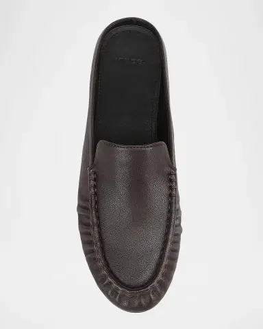 Vince Tevin Leather Loafer Mules | Thumbnail 4