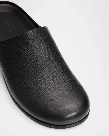 Vince Leo Grained Leather Clogs | Thumbnail 5