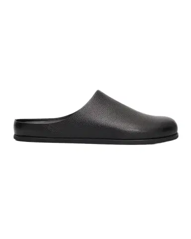 Vince Leo Grained Leather Clogs | Thumbnail 1