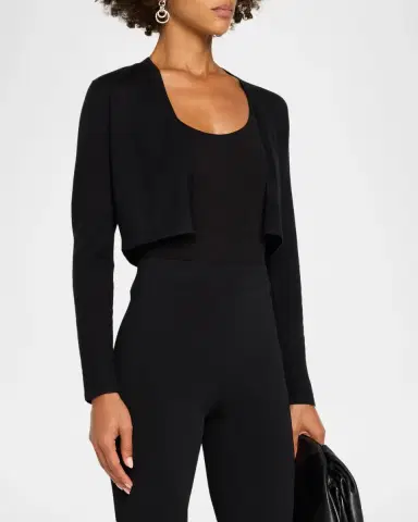 Neiman Marcus Superfine Cashmere Bolero | Thumbnail 4