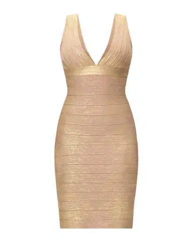 Hervé Léger The Metallic Bandage Mini Dress | Thumbnail 1 Hervé Léger The Metallic Bandage Mini Dress | Thumbnail 1