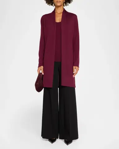 Neiman Marcus Superfine Cashmere Duster Cardigan | Thumbnail 2 Neiman Marcus Superfine Cashmere Duster Cardigan | Thumbnail 2