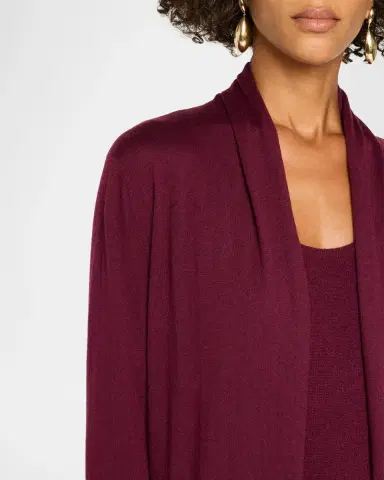 Neiman Marcus Superfine Cashmere Duster Cardigan | Thumbnail 5 Neiman Marcus Superfine Cashmere Duster Cardigan | Thumbnail 5