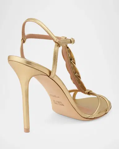 Malone Souliers Kali 100MM Leather Stiletto Sandals | Thumbnail 2 Malone Souliers Kali 100MM Leather Stiletto Sandals | Thumbnail 2