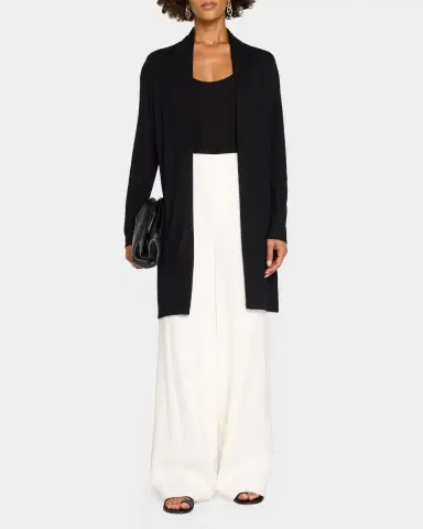 Neiman Marcus Superfine Cashmere Duster Cardigan | Thumbnail 2 Neiman Marcus Superfine Cashmere Duster Cardigan | Thumbnail 2