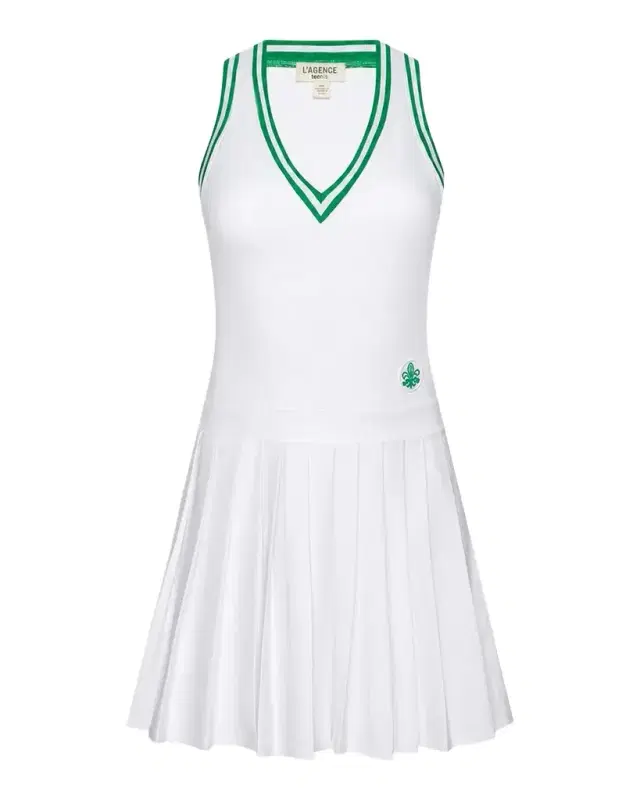 L'Agence Courtney Racerback Tennis Dress