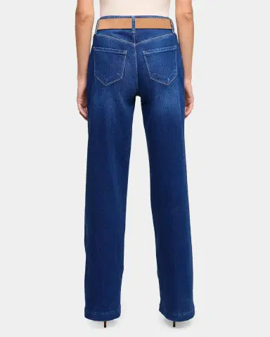 L'Agence Scottie High-Rise Wide-Leg Jeans | Thumbnail 3