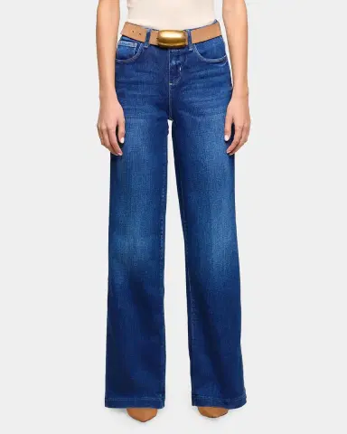 L'Agence Scottie High-Rise Wide-Leg Jeans | Thumbnail 4
