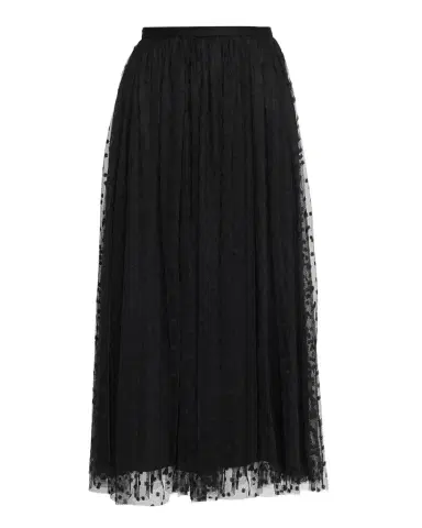 Alberta Ferretti Embroidered Tulle Midi Skirt | Thumbnail 1 Alberta Ferretti Embroidered Tulle Midi Skirt | Thumbnail 1