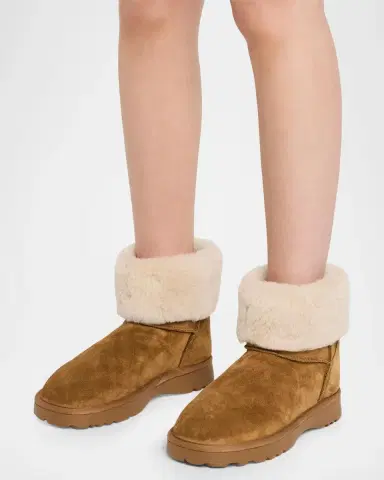 Burberry Flint Shearling-Lined Suede Ankle Boots | Thumbnail 2 Burberry Flint Shearling-Lined Suede Ankle Boots | Thumbnail 2
