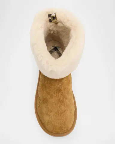 Burberry Flint Shearling-Lined Suede Ankle Boots | Thumbnail 6 Burberry Flint Shearling-Lined Suede Ankle Boots | Thumbnail 6