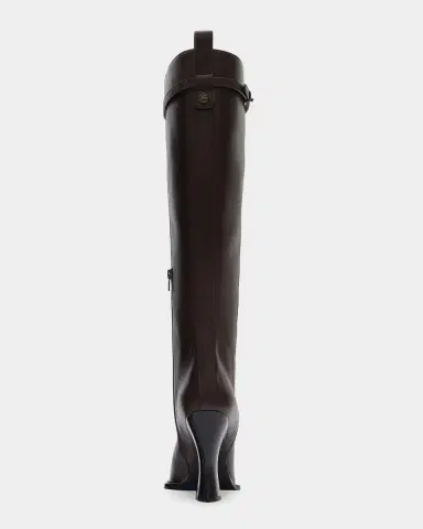 Burberry Pillar 100MM Leather Knee-High Boots | Thumbnail 2 Burberry Pillar 100MM Leather Knee-High Boots | Thumbnail 2