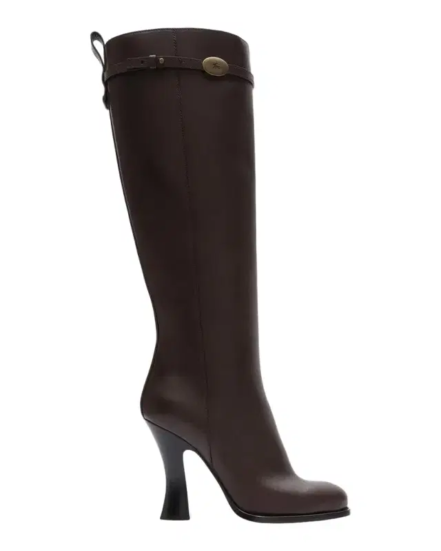 Burberry Pillar 100MM Leather Knee-High Boots