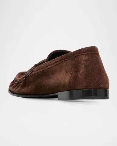 Loewe Double L Suede Loafers | Thumbnail 2 Loewe Double L Suede Loafers | Thumbnail 2