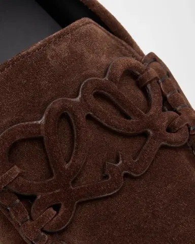 Loewe Double L Suede Loafers | Thumbnail 3 Loewe Double L Suede Loafers | Thumbnail 3