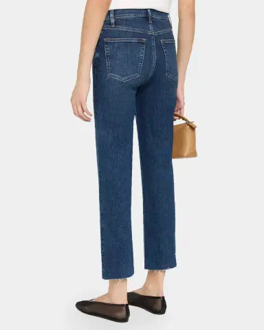 Frame Le Sleek High-Rise Straight Jeans | Thumbnail 3