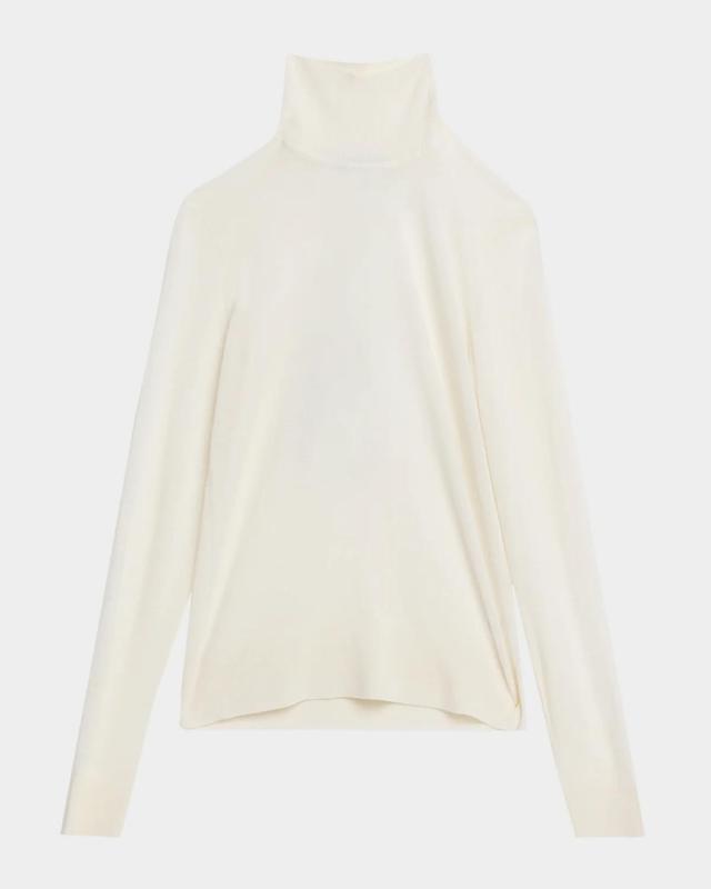 Nili Lotan Larkin Merino Wool Turtleneck Sweater