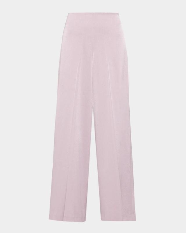 Ungaro Kai Wide-Leg Satin Pants
