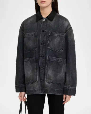 SLVRLAKE Oversized Worker Jacket | Thumbnail 4 SLVRLAKE Oversized Worker Jacket | Thumbnail 4