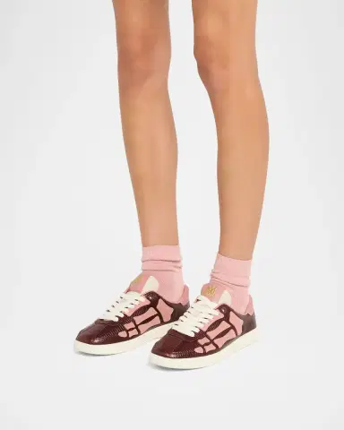 AMIRI Lizard-Embossed Leather Pacific Bones Sneakers | Thumbnail 2 AMIRI Lizard-Embossed Leather Pacific Bones Sneakers | Thumbnail 2
