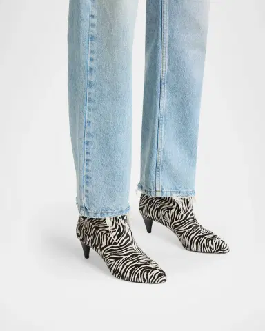 Isabel Marant Jiry 55MM Zebra-Print Leather Boots | Thumbnail 2 Isabel Marant Jiry 55MM Zebra-Print Leather Boots | Thumbnail 2