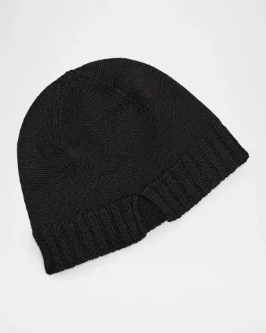 Bottega Veneta Logo Wool Beanie | Thumbnail 2 Bottega Veneta Logo Wool Beanie | Thumbnail 2