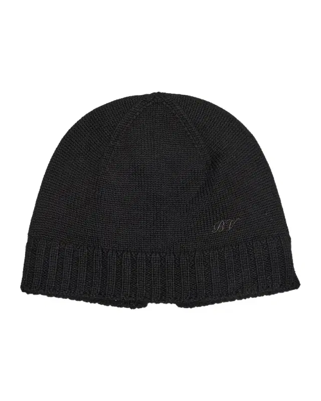 Bottega Veneta Logo Wool Beanie