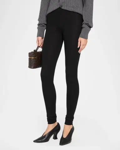 Bottega Veneta Wool Ribbed Low-Waist Pants | Thumbnail 4 Bottega Veneta Wool Ribbed Low-Waist Pants | Thumbnail 4